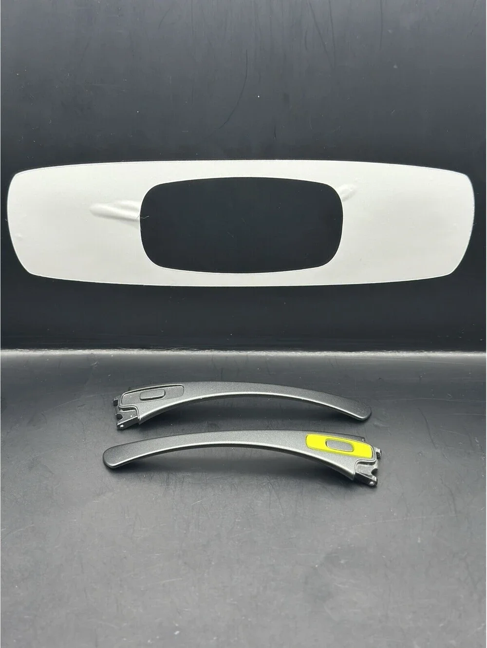 Oakley Antix Steel OEM Replacement Arms (Missing Icon)